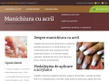 Manichiura cu acril