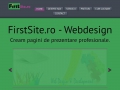 FirstSite  - Servicii profesionale de webdesign, social media si 
