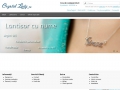 Crystal Lady Lantisor cu nume din argint, bijoux, pandantiv handm